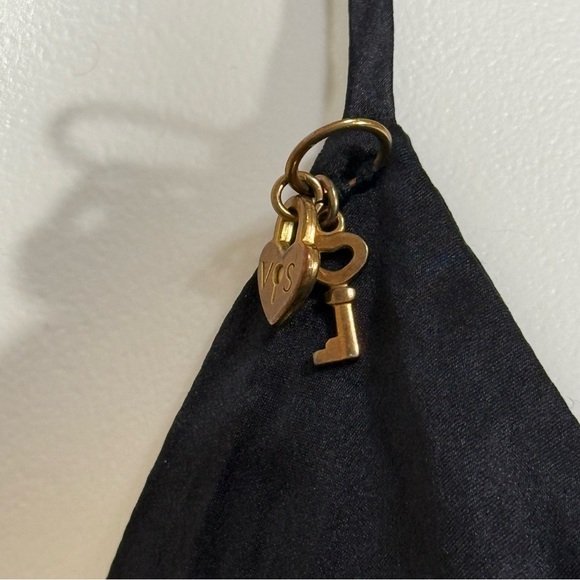 Victoria’s Secret chain link silk halter nightie babydoll size medium - Picture 6 of 7